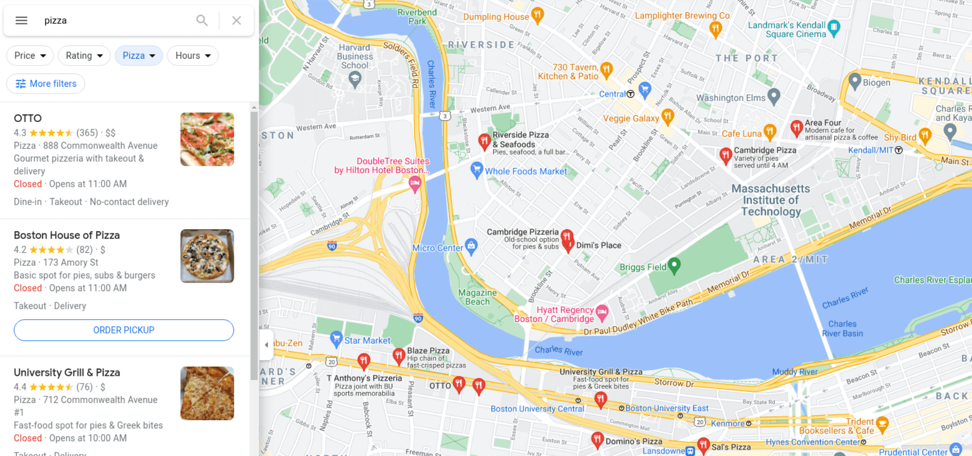 Google Maps API example