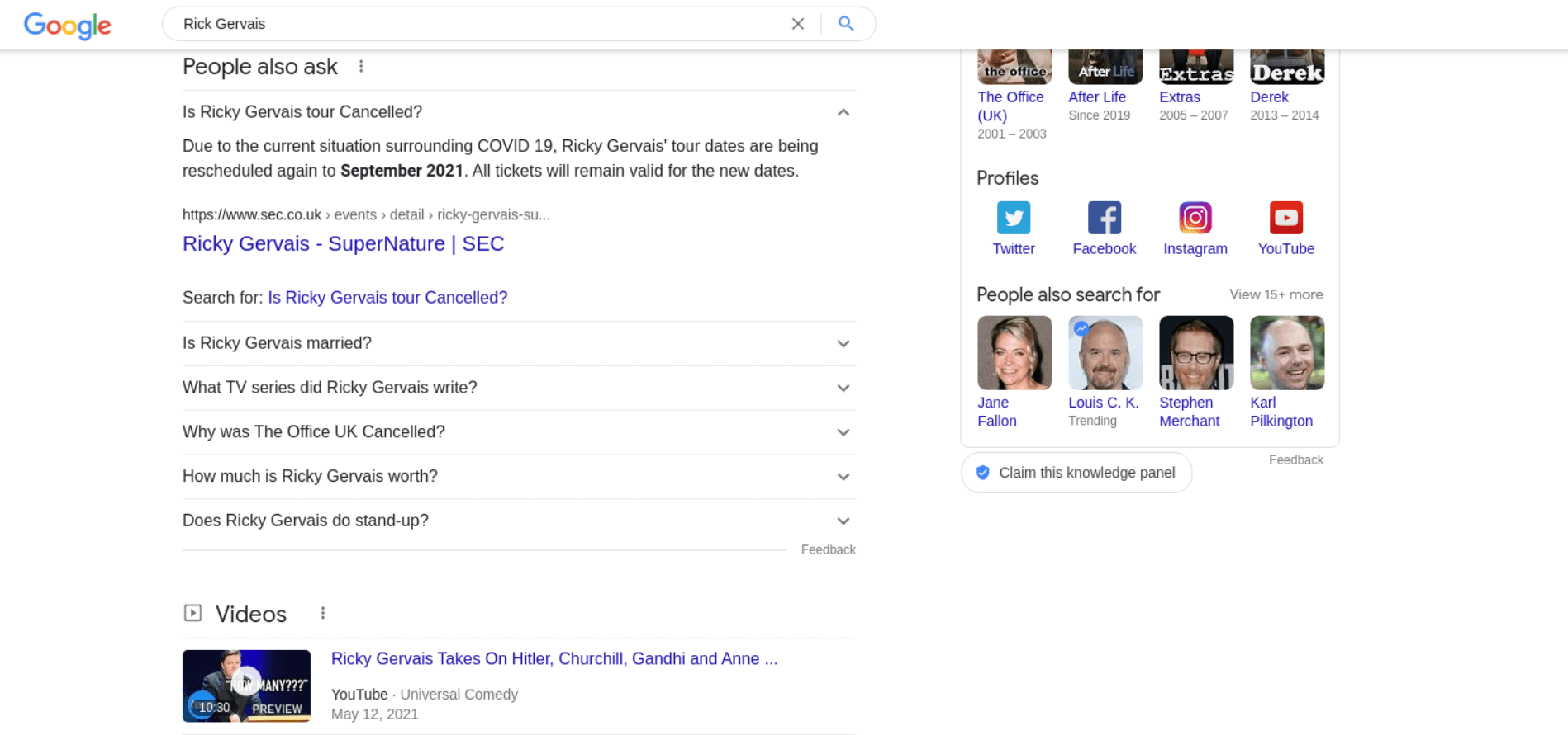 People Also Search For Results example